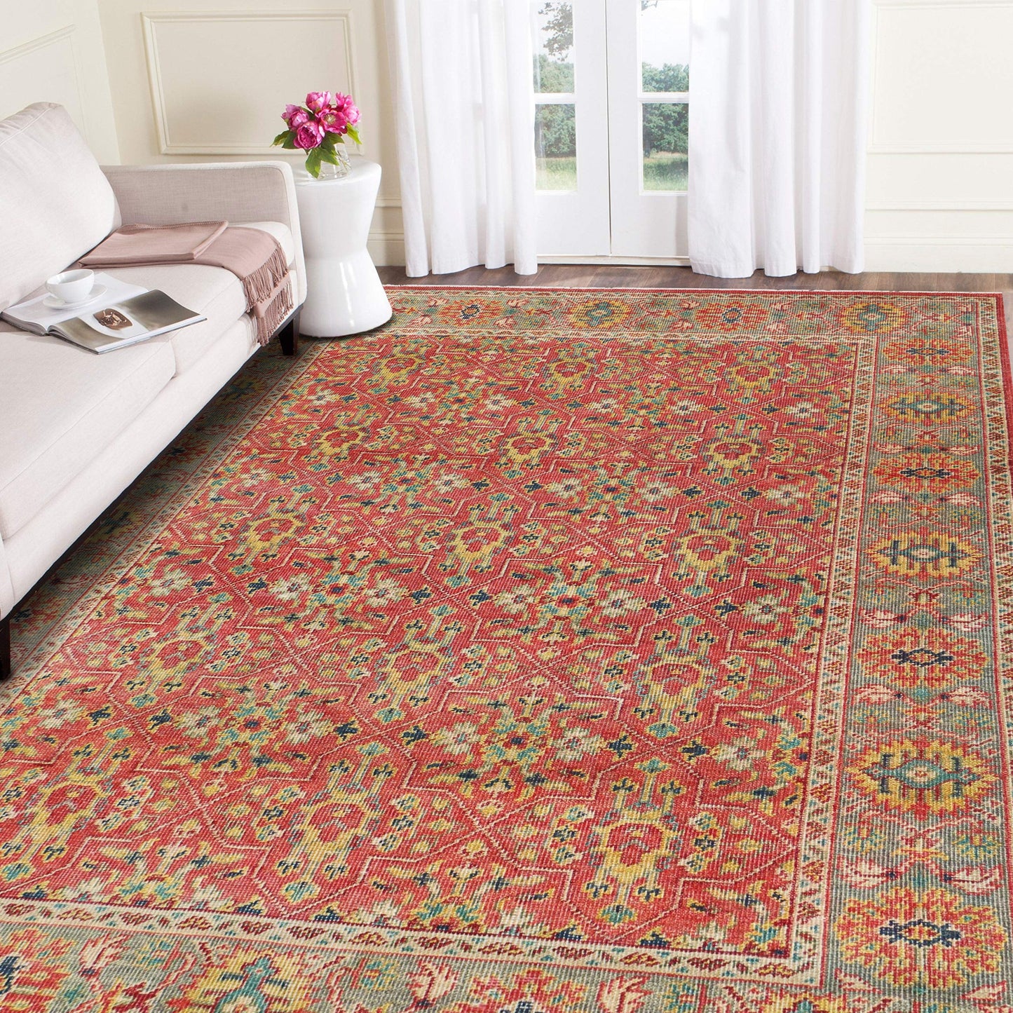 New Hand-Knotted Woolen Area Rug 4829 (9x12)