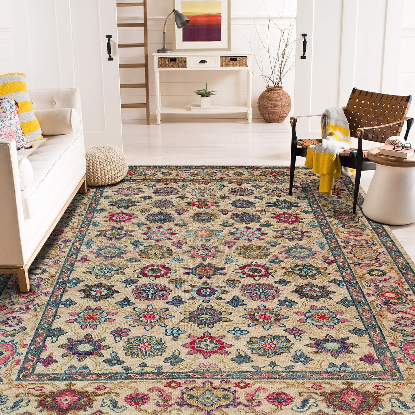 New Hand-Knotted Woolen Area Rug 4828 (9x12)