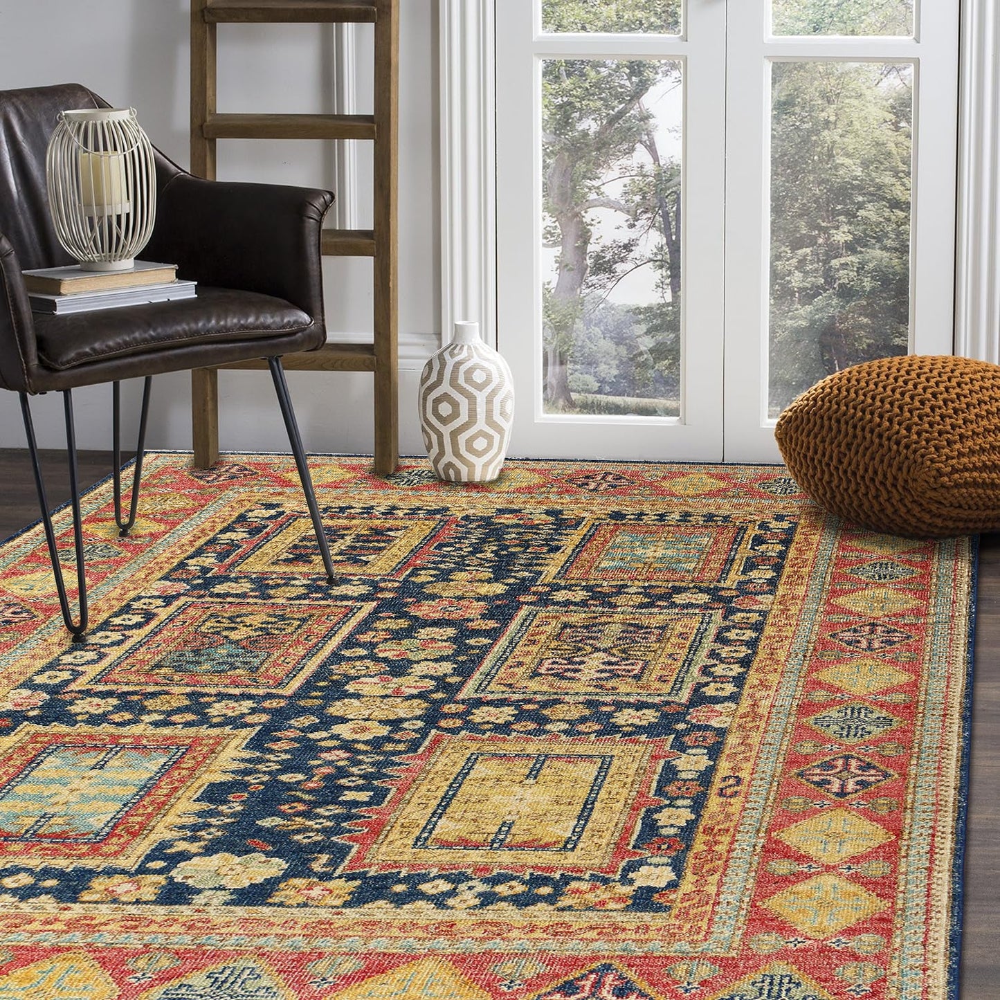 New Hand-Knotted Woolen Area Rug 4886 (9x12)