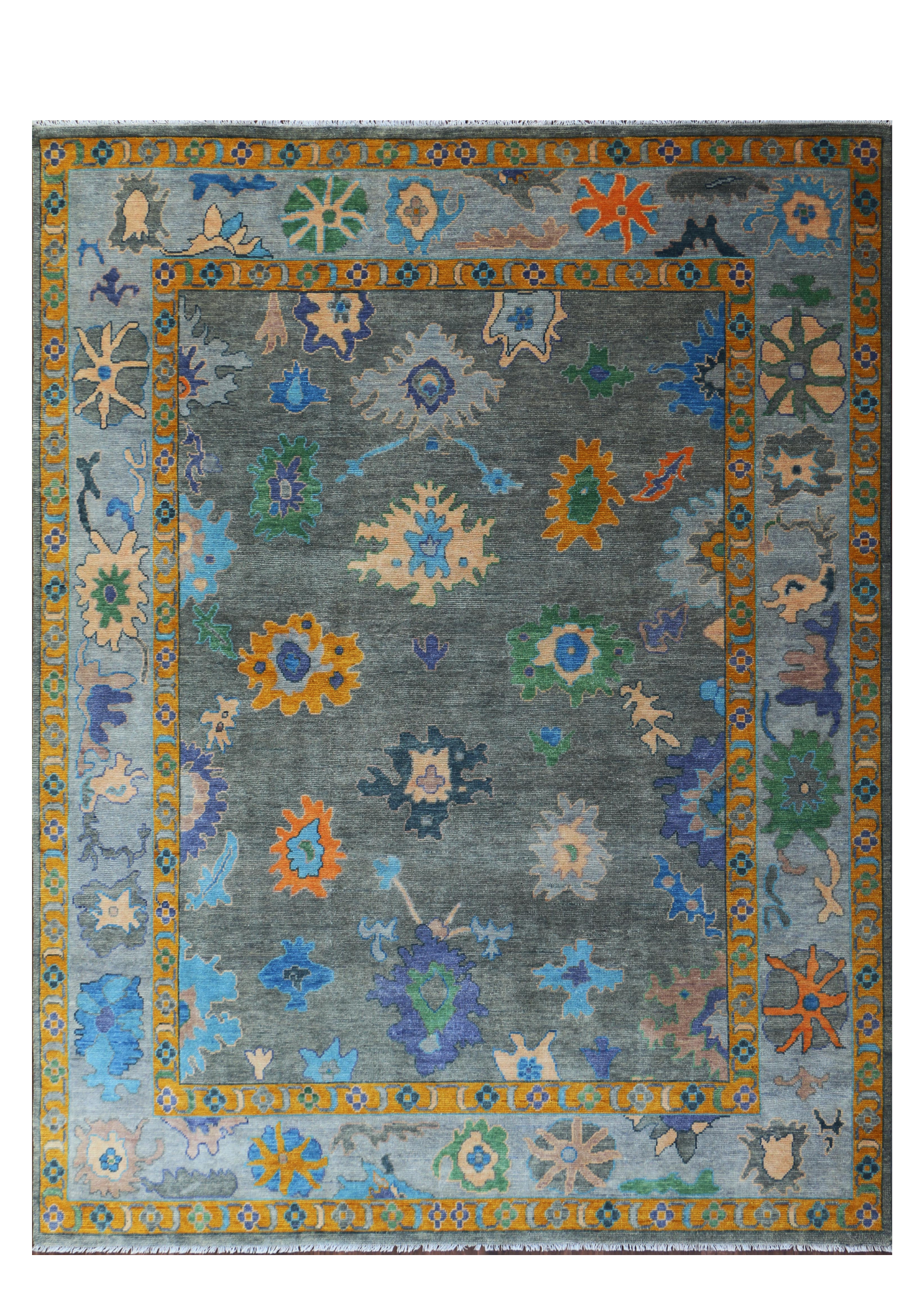 Hand-Knotted Woolen Area Rug 4929 (9x12) 4.5-22 Tarkeys