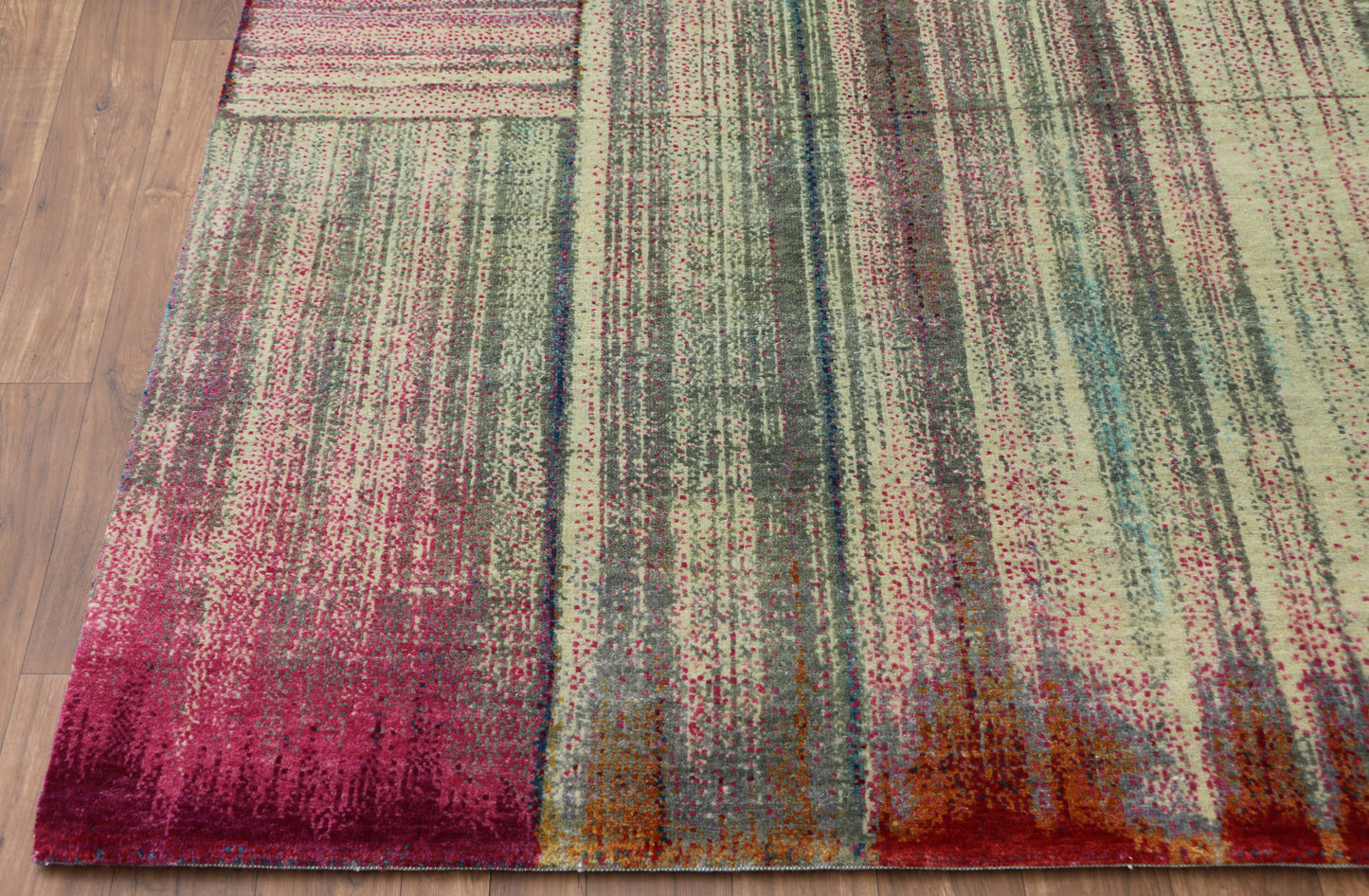 New Hand-Knotted Woolen Area Rug 5163 (170x240)