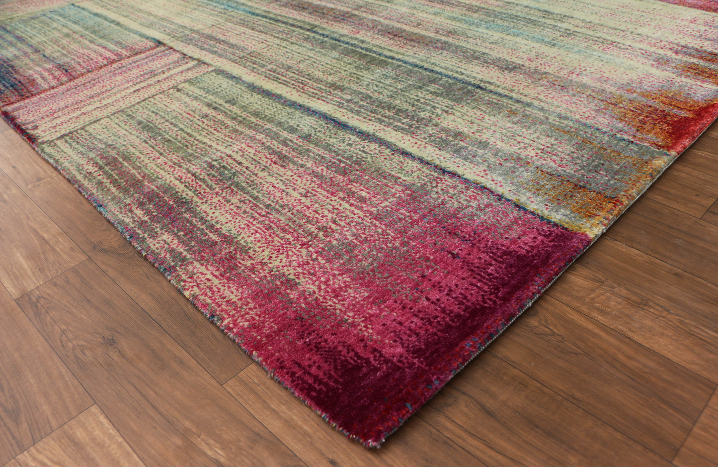 New Hand-Knotted Woolen Area Rug 5163 (170x240)