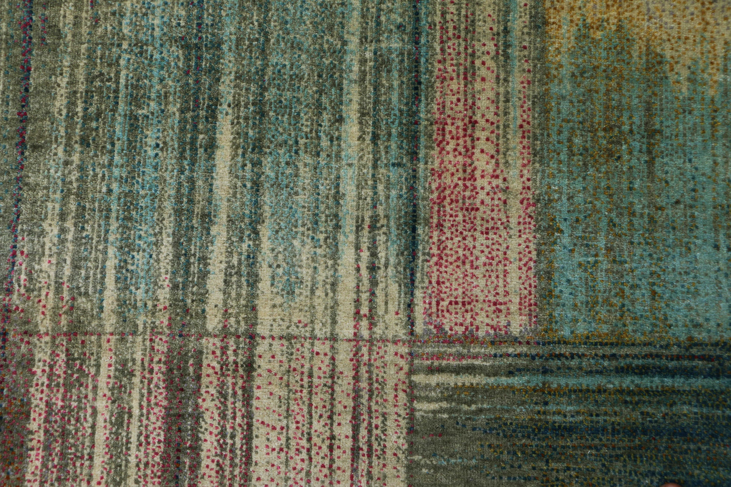 New Hand-Knotted Woolen Area Rug 5163 (170x240)