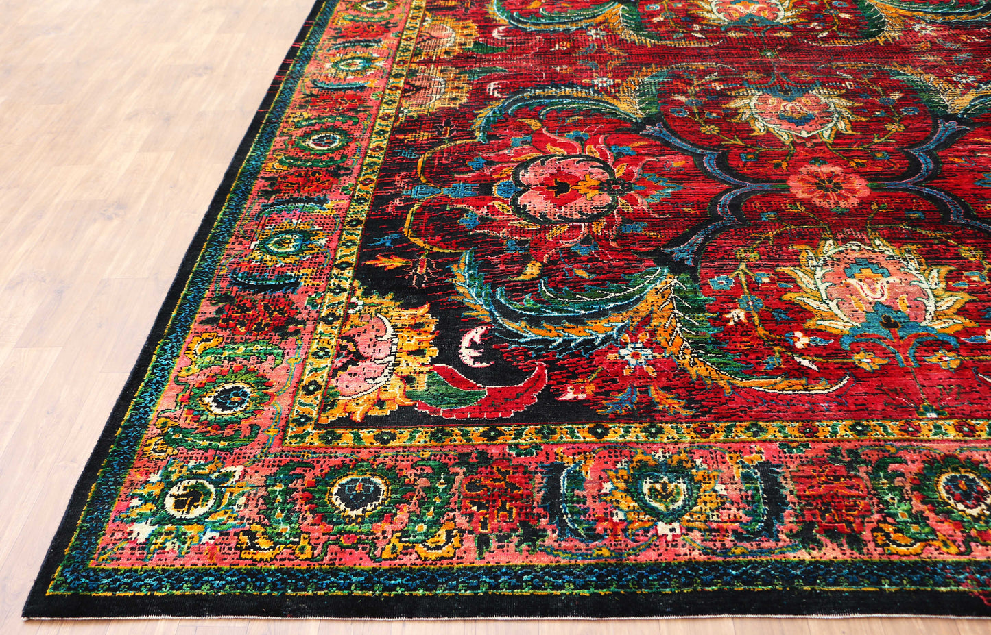New Hand-Knotted Woolen Area Rug 5161 (9x12)