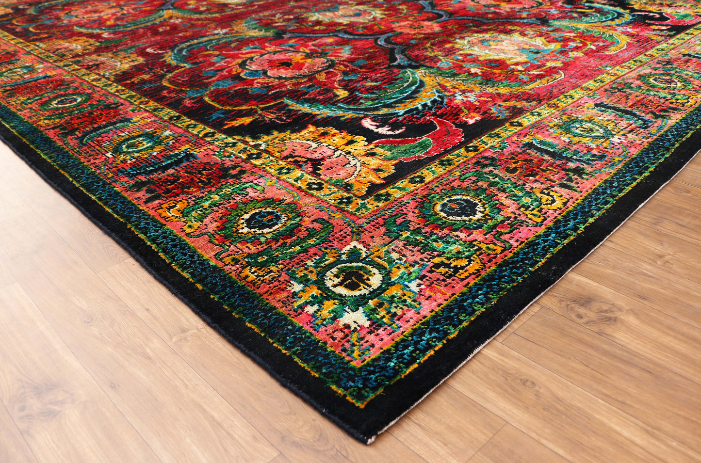 New Hand-Knotted Woolen Area Rug 5161 (9x12)