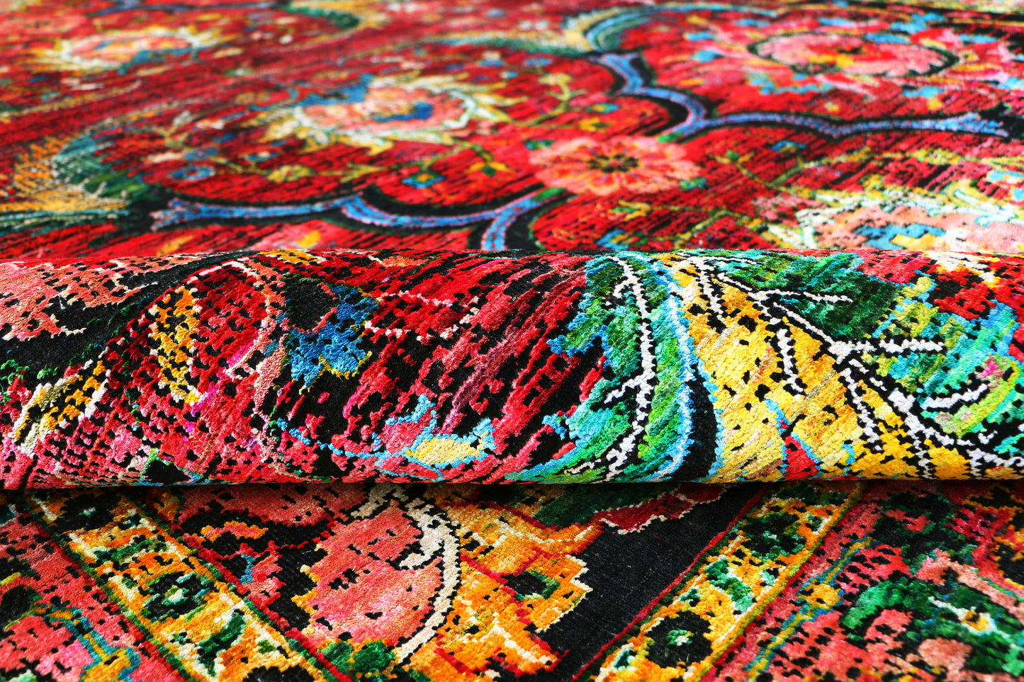 New Hand-Knotted Woolen Area Rug 5161 (9x12)