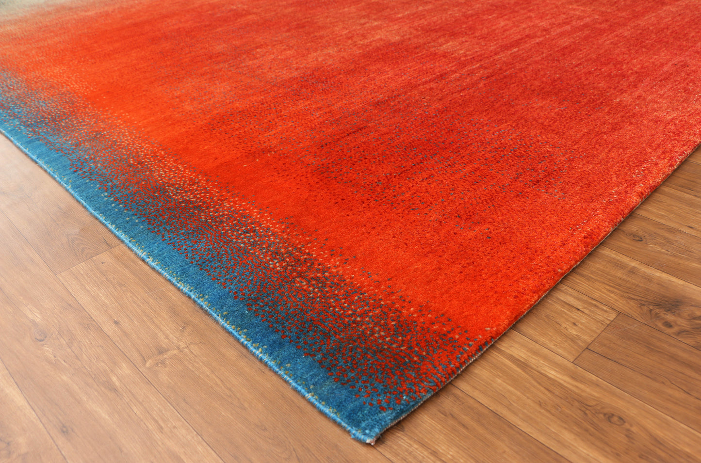 New Hand-Knotted Woolen Area Rug 5155 (9x12)