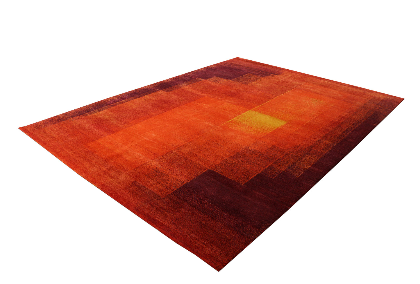 New Hand-Knotted Woolen Area Rug 5157 (9x12)