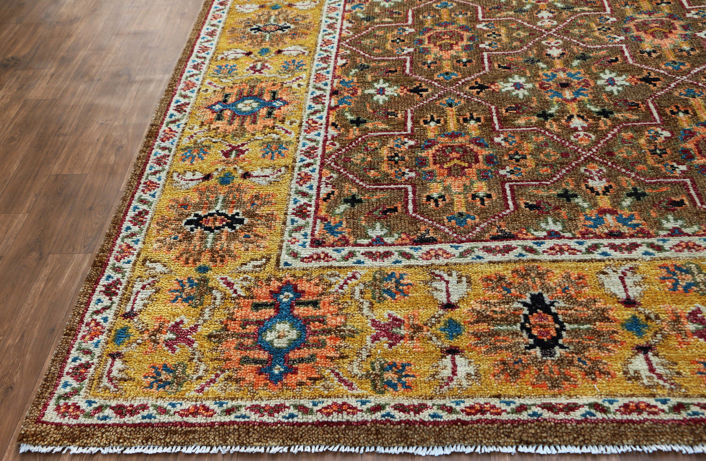 Hand-Knotted Woolen Area Rug 4829.2 (9x12)