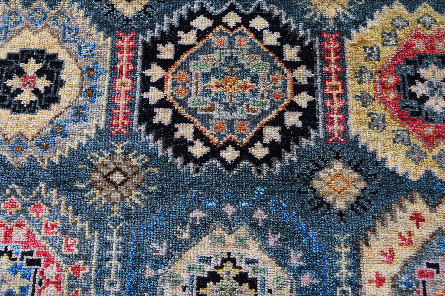 New Hand-Knotted Woolen Area Rug 4887 (9x12)