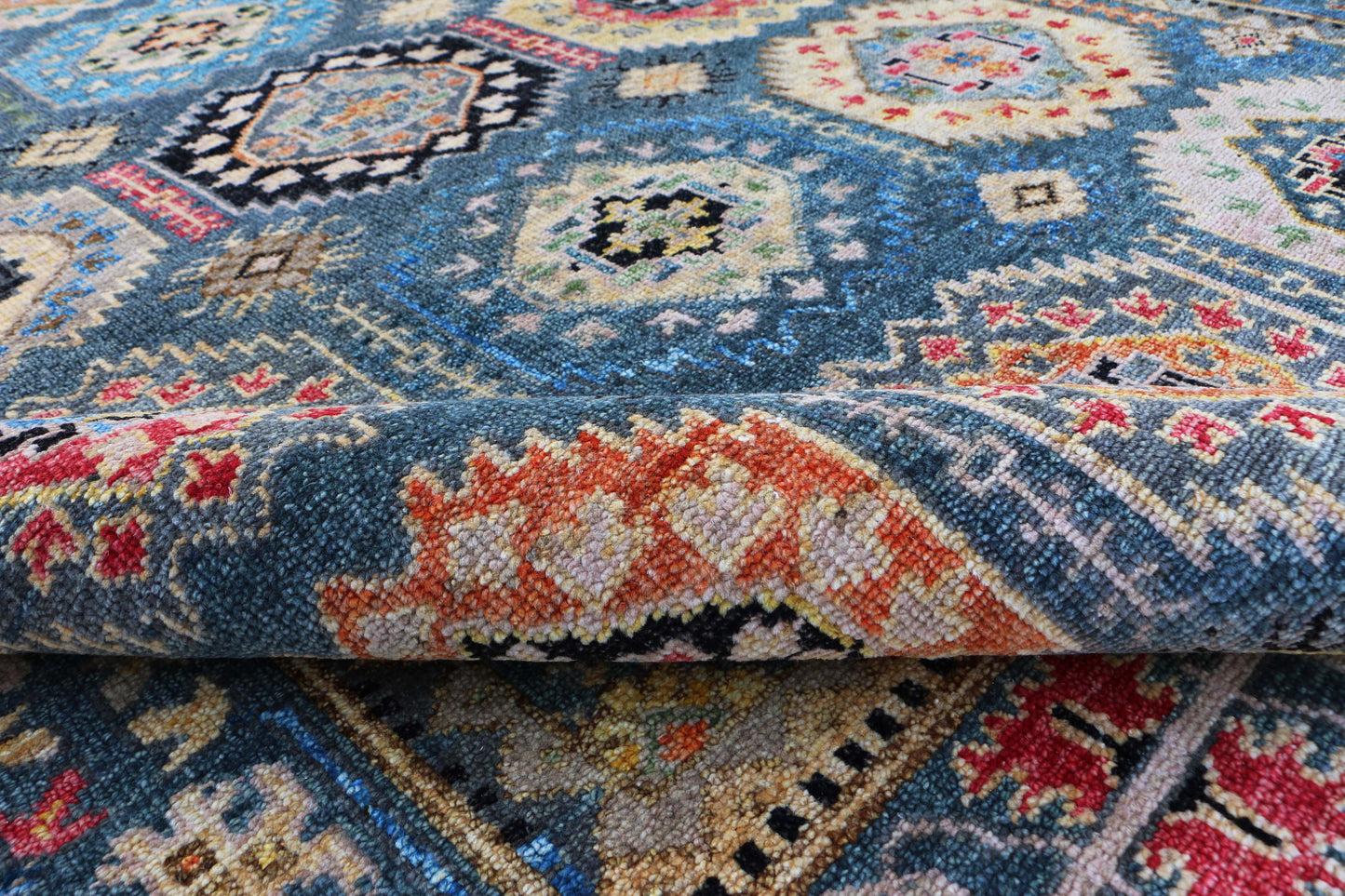 New Hand-Knotted Woolen Area Rug 4887 (9x12)
