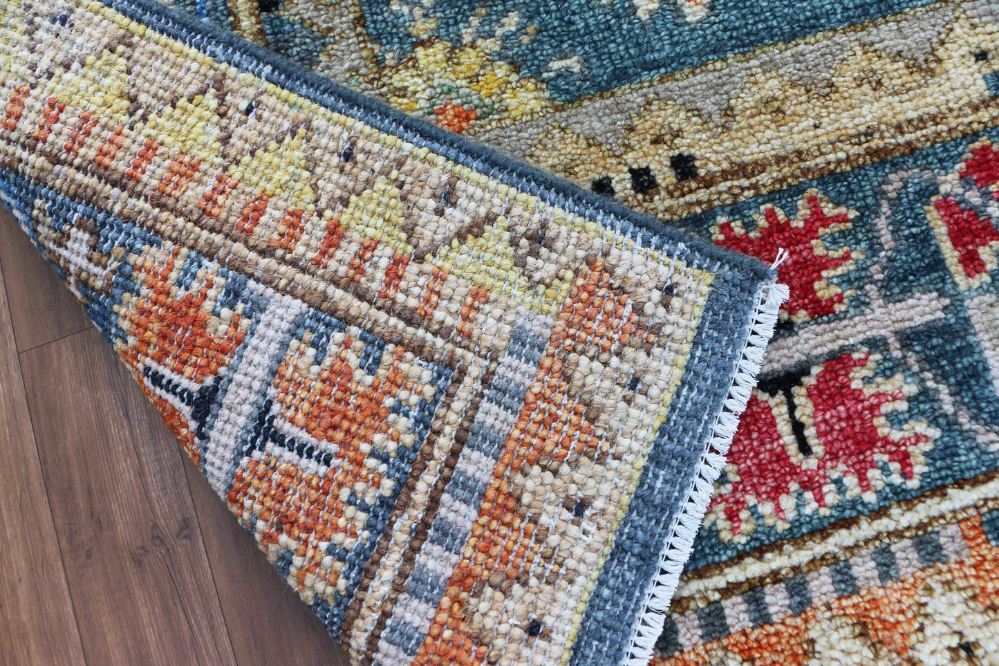 New Hand-Knotted Woolen Area Rug 4887 (9x12)