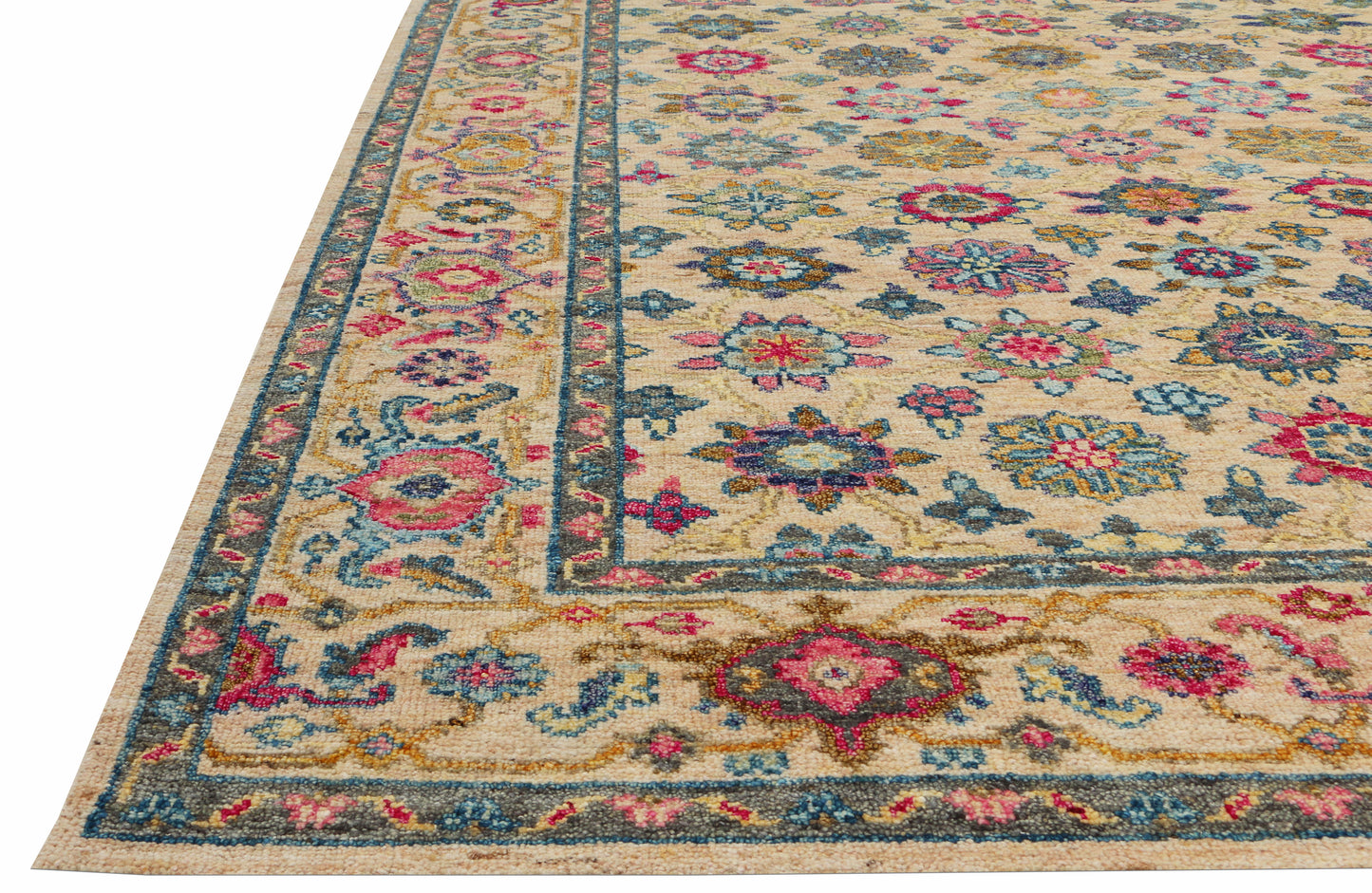 New Hand-Knotted Woolen Area Rug 4828 (9x12)