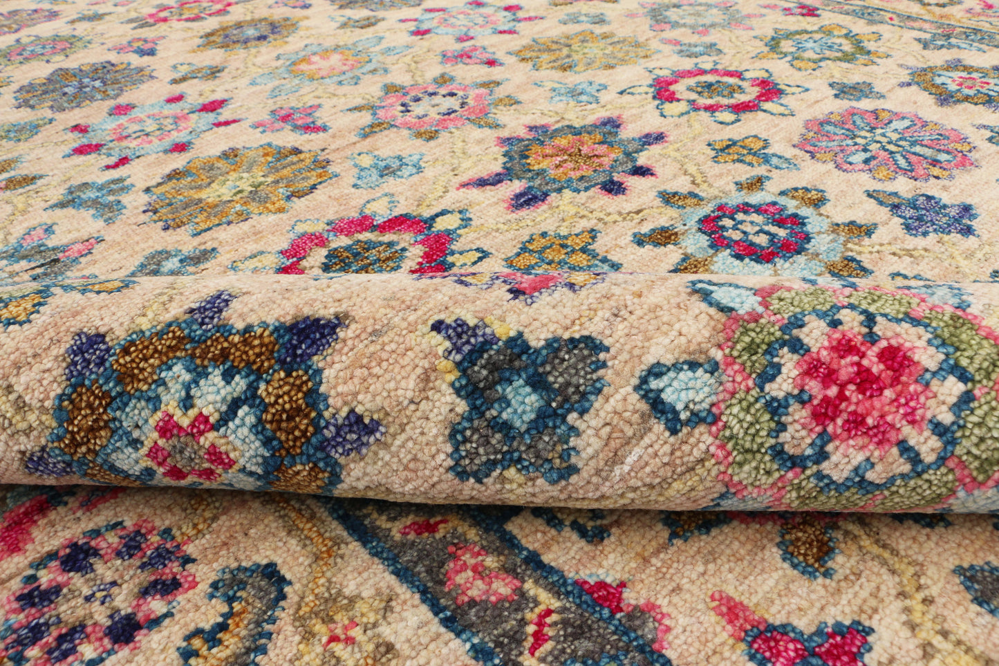 New Hand-Knotted Woolen Area Rug 4828 (9x12)