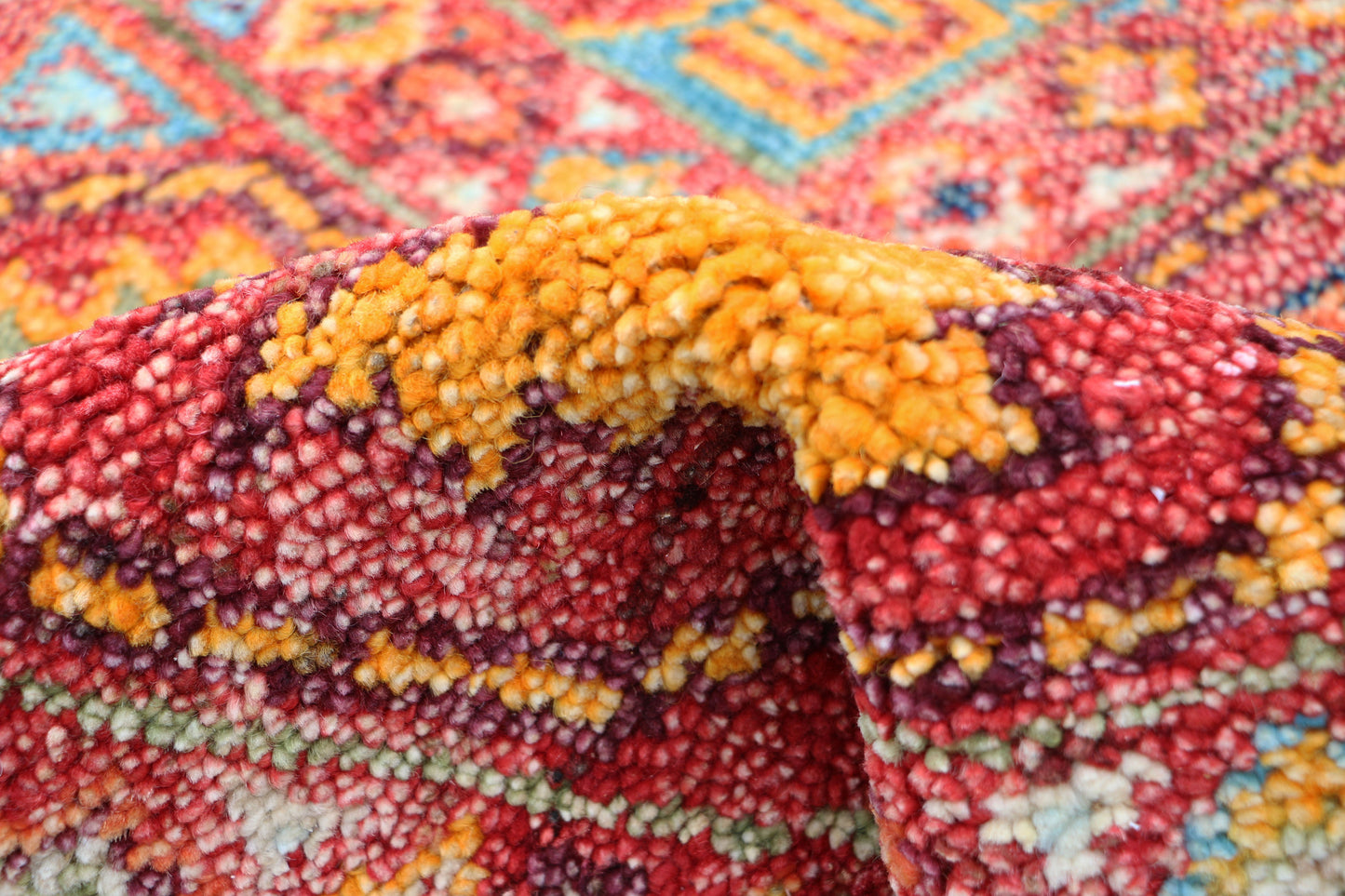 New Hand-Knotted Woolen Area Rug 4823