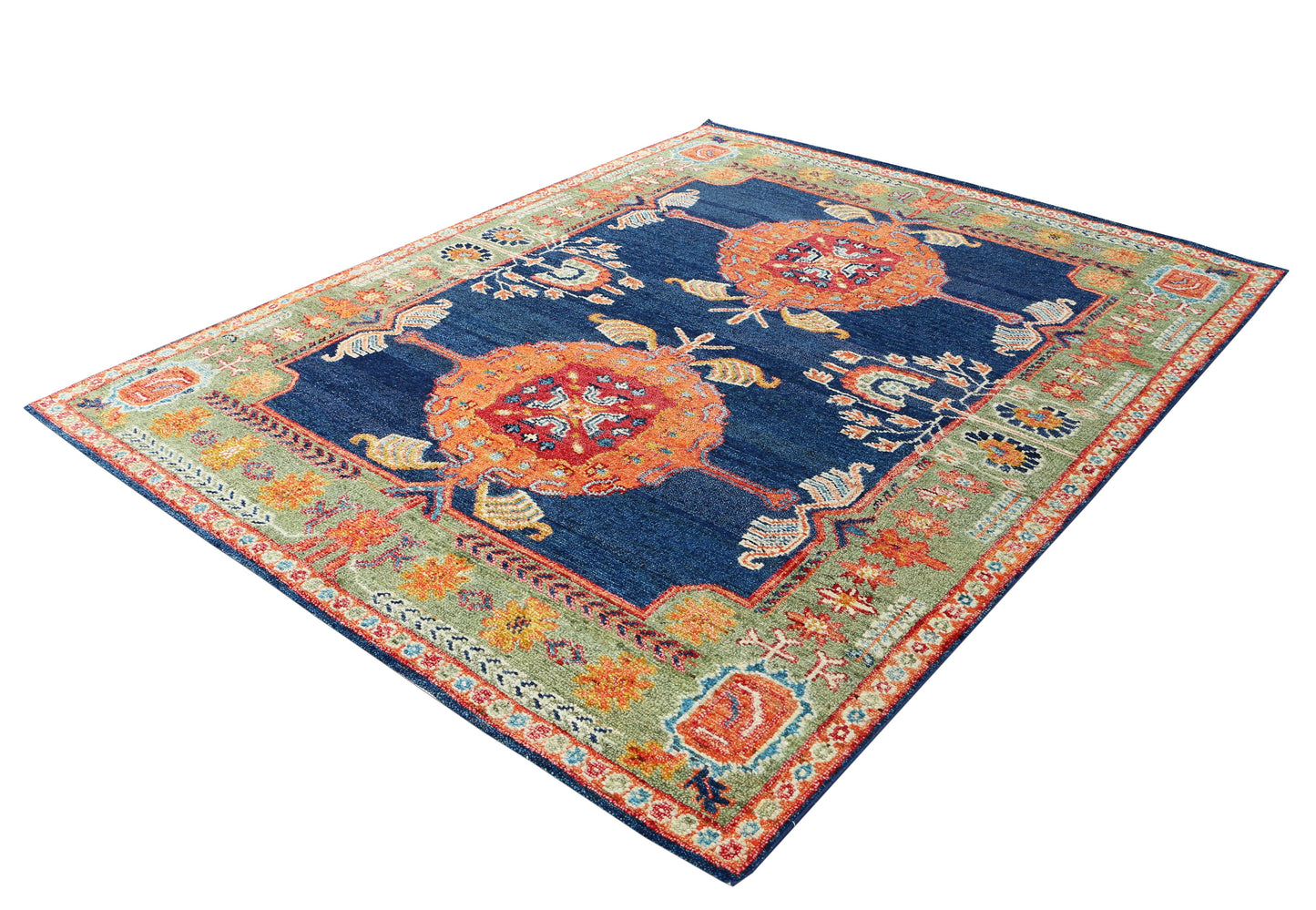 New Hand-Knotted Woolen Area Rug 4817 (8x10)