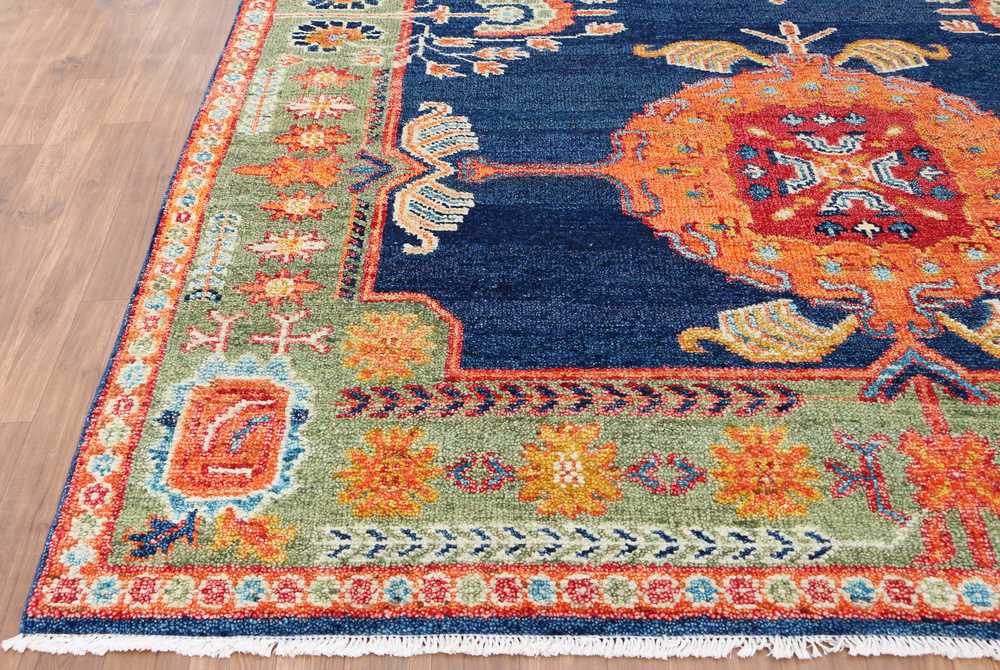 New Hand-Knotted Woolen Area Rug 4817 (8x10)