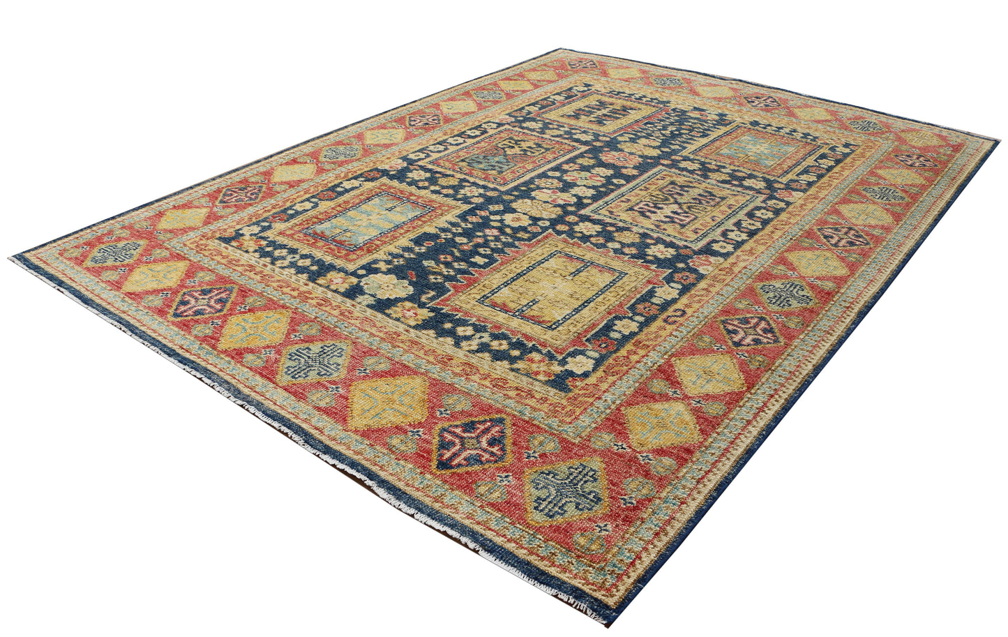 New Hand-Knotted Woolen Area Rug 4886 (9x12)