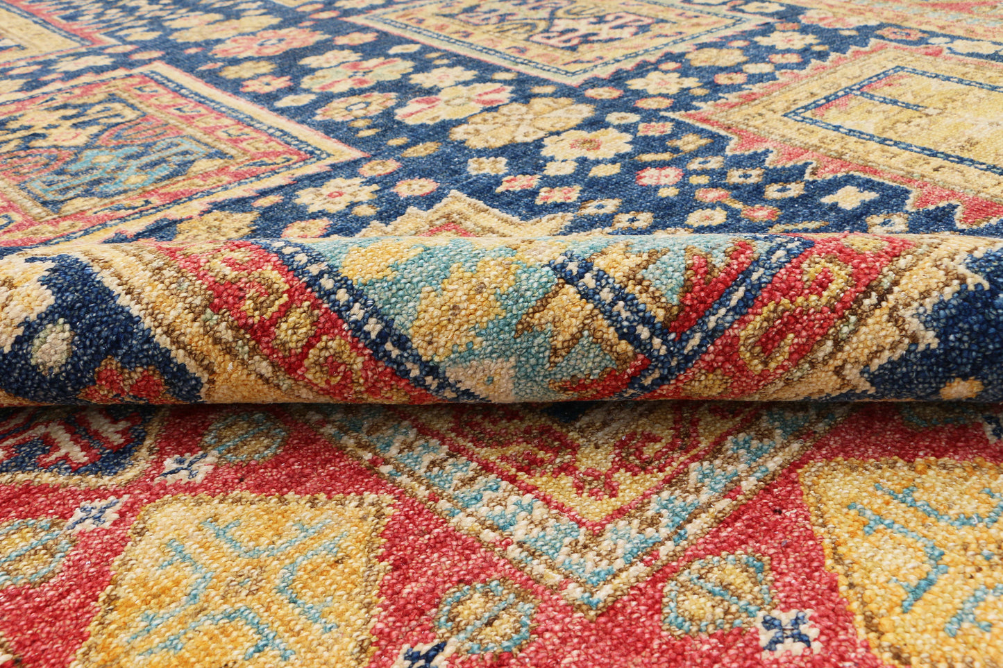 New Hand-Knotted Woolen Area Rug 4886 (9x12)
