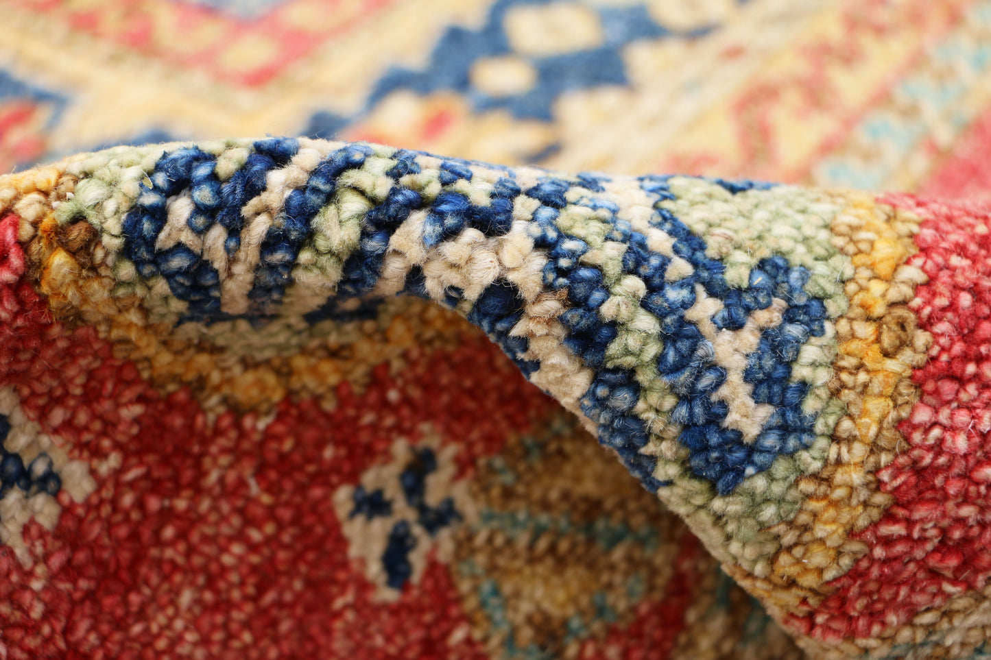 New Hand-Knotted Woolen Area Rug 4886 (9x12)