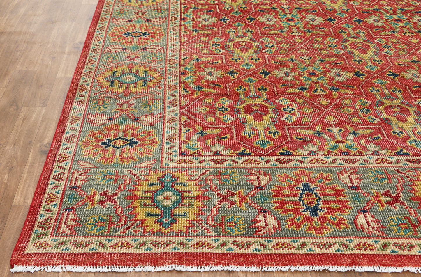 New Hand-Knotted Woolen Area Rug 4829 (9x12)