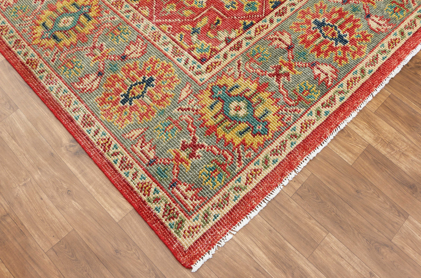 New Hand-Knotted Woolen Area Rug 4829 (9x12)