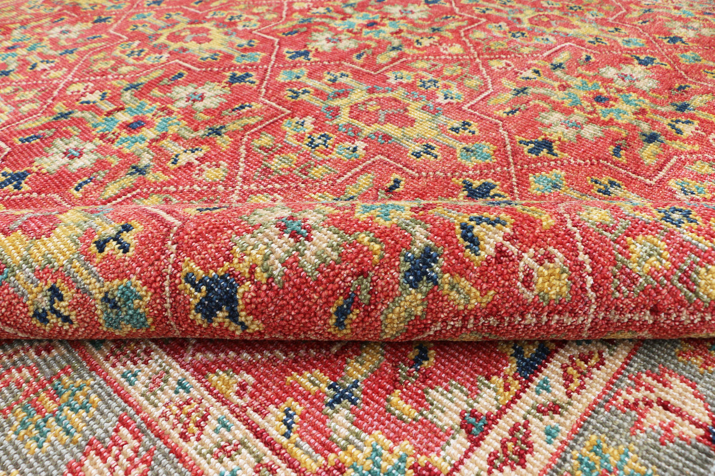New Hand-Knotted Woolen Area Rug 4829 (9x12)