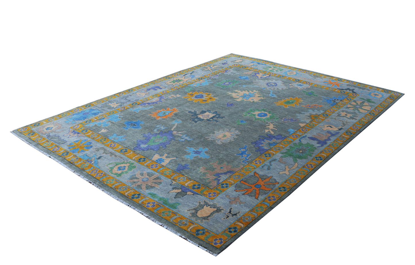 Hand-Knotted Woolen Area Rug 4929 (9x12) 4.5-22 Tarkeys
