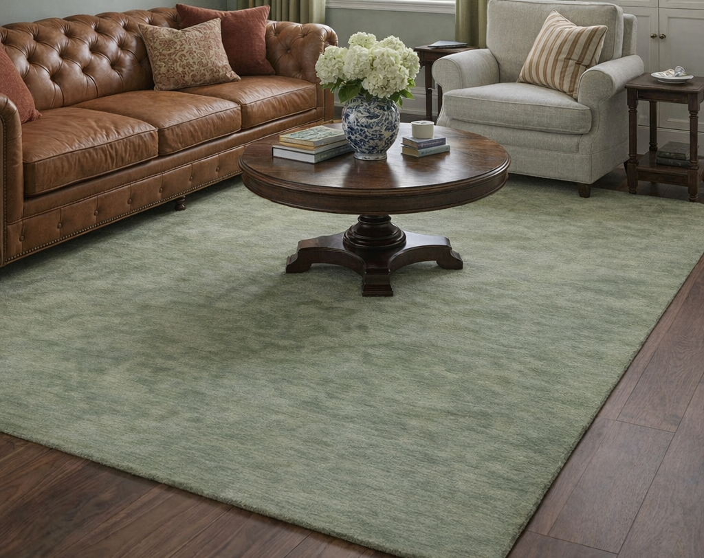 Rugowl Soild Cream Plain Area Rug