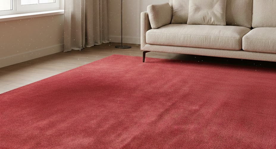 Rugowl Soild Cream Plain Area Rug