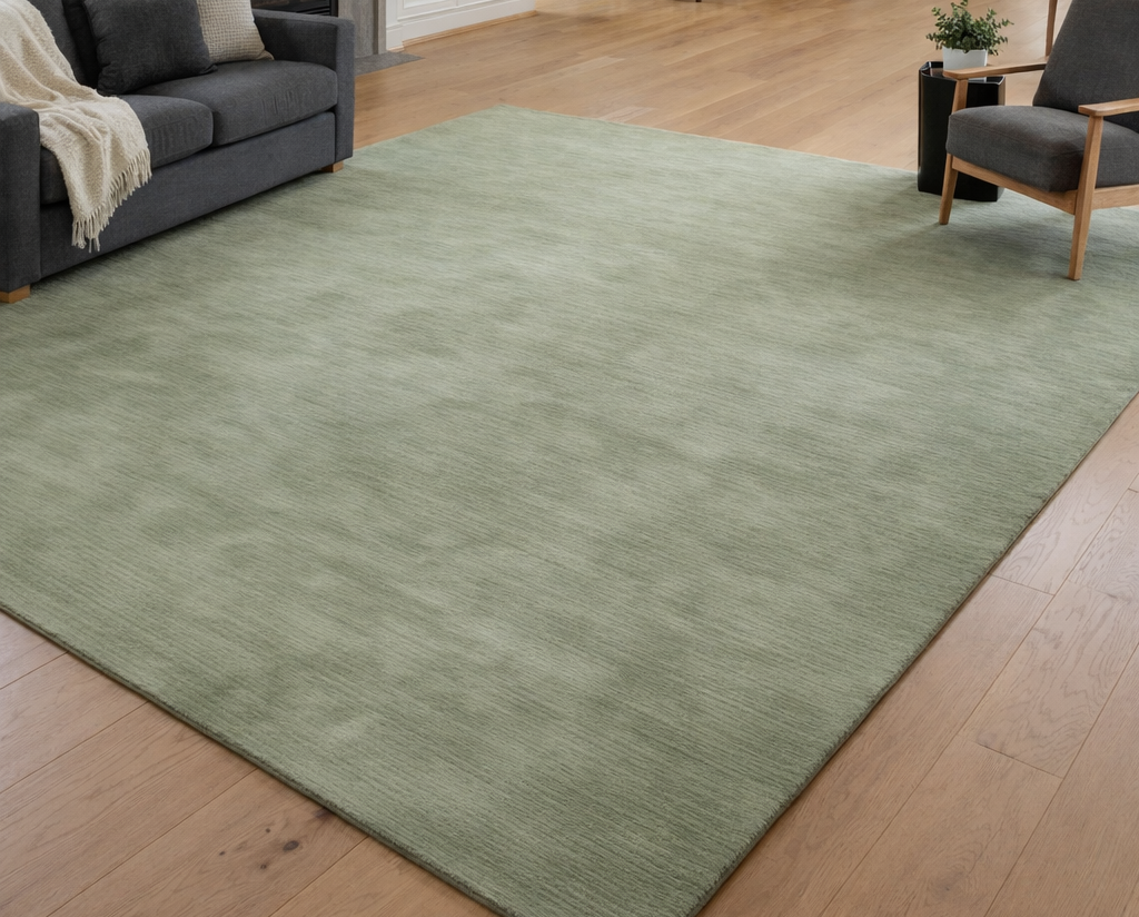 Rugowl Soild Cream Plain Area Rug