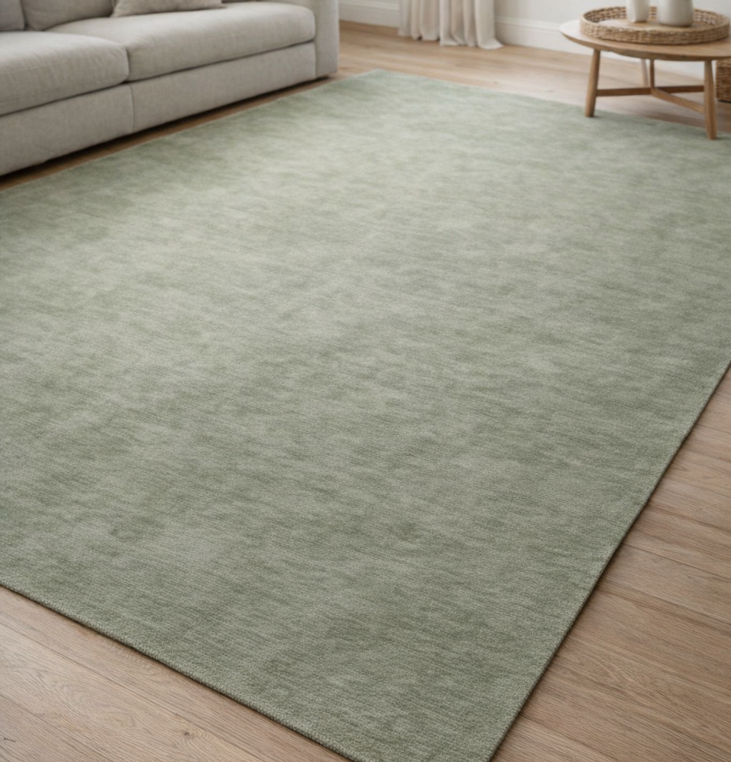 Rugowl Soild Cream Plain Area Rug