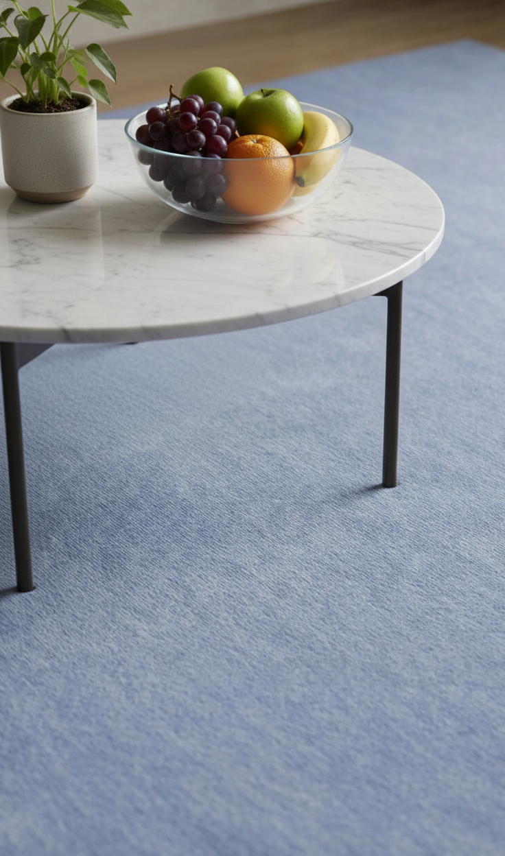 Rugowl Soild Cream Plain Area Rug