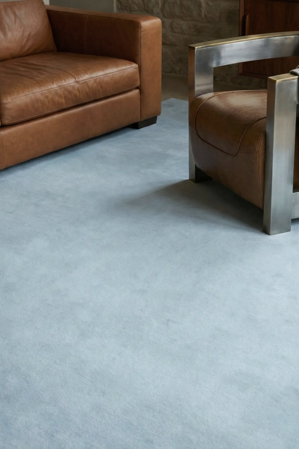 Rugowl Soild Cream Plain Area Rug