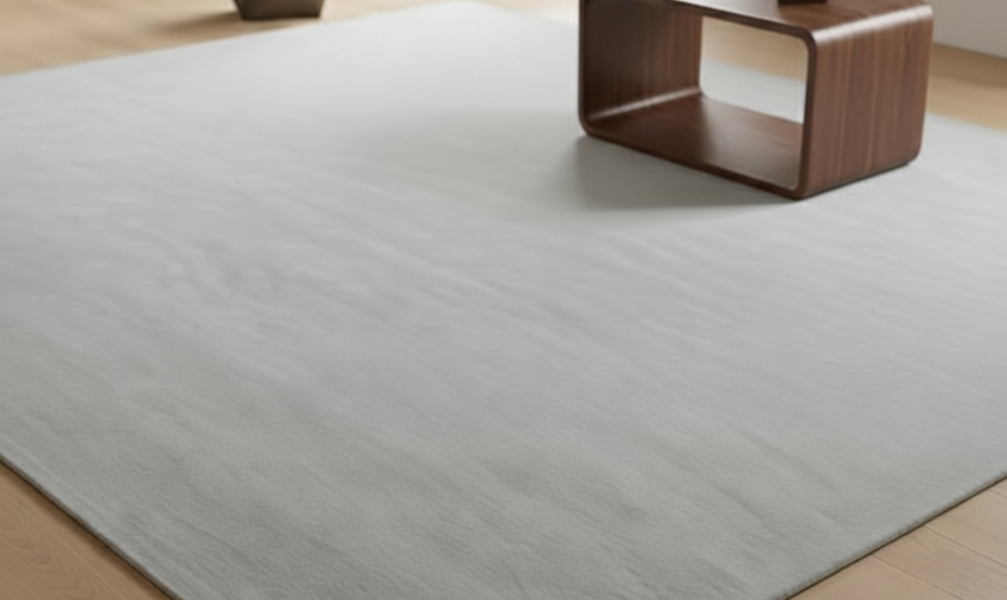 Rugowl Soild Cream Plain Area Rug