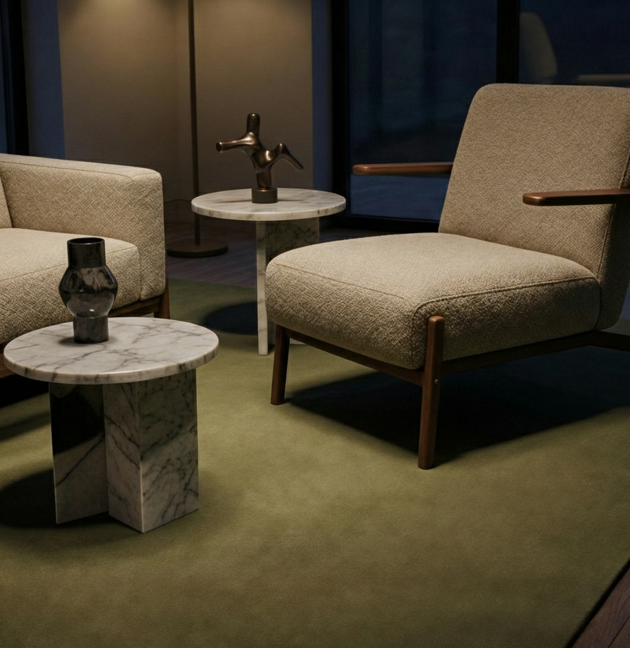 Rugowl Olive Moss Plain Area Rug