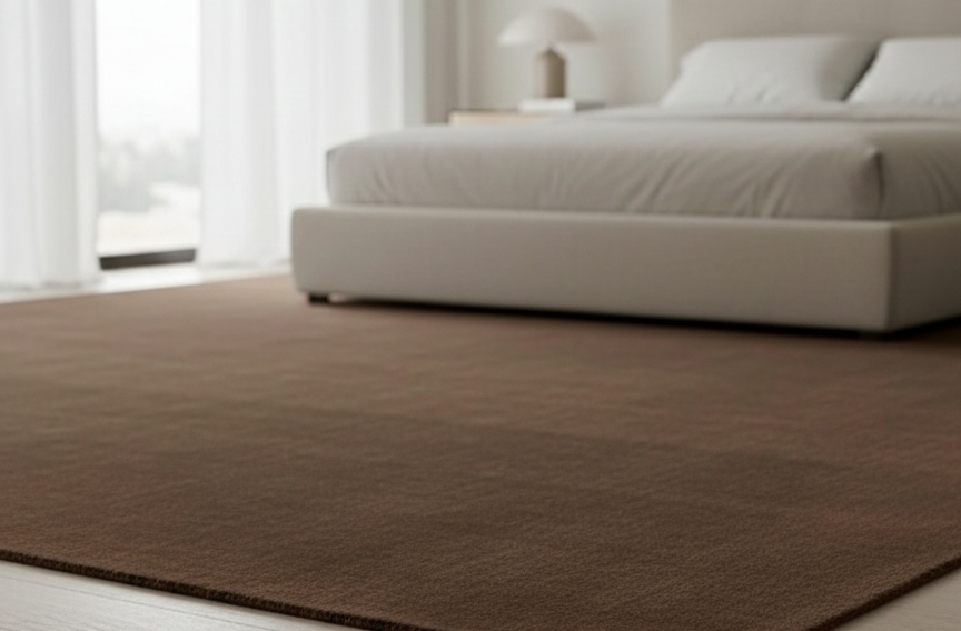 Rugowl Soild Cream Plain Area Rug