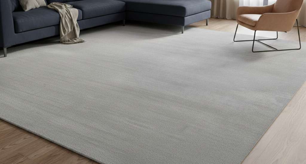 Rugowl Soild Cream Plain Area Rug