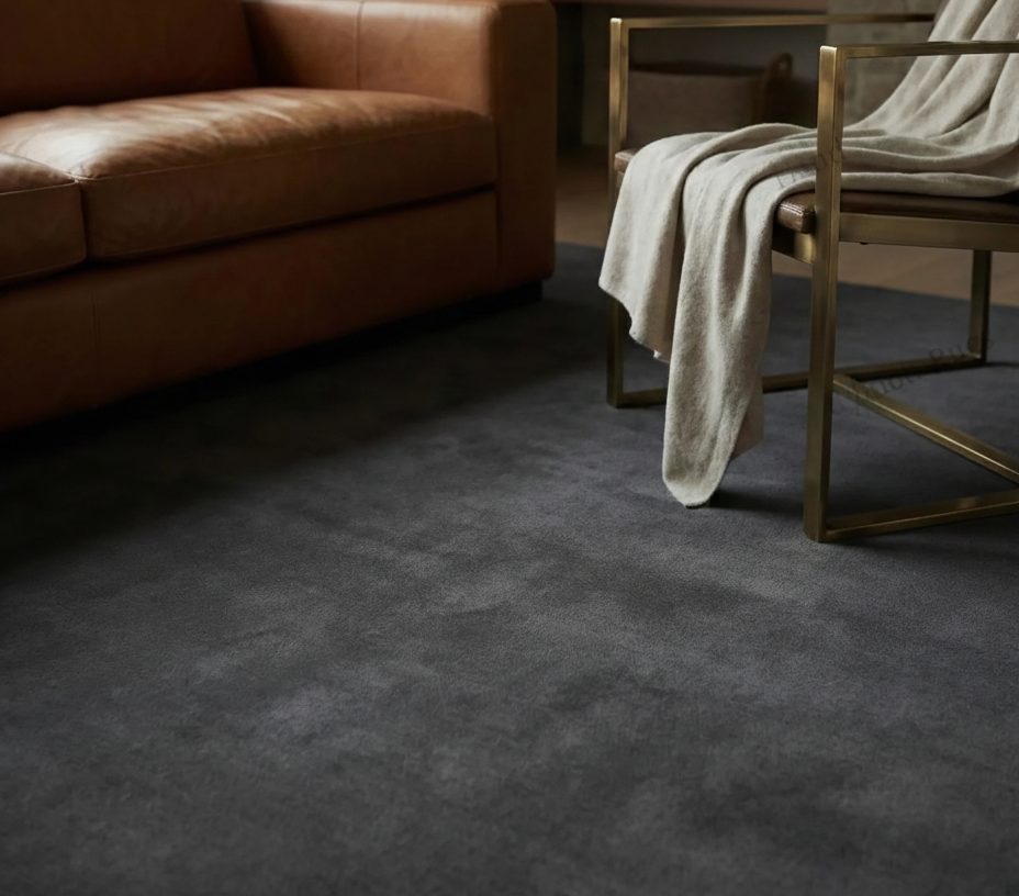 Rugowl Soild Cream Plain Area Rug