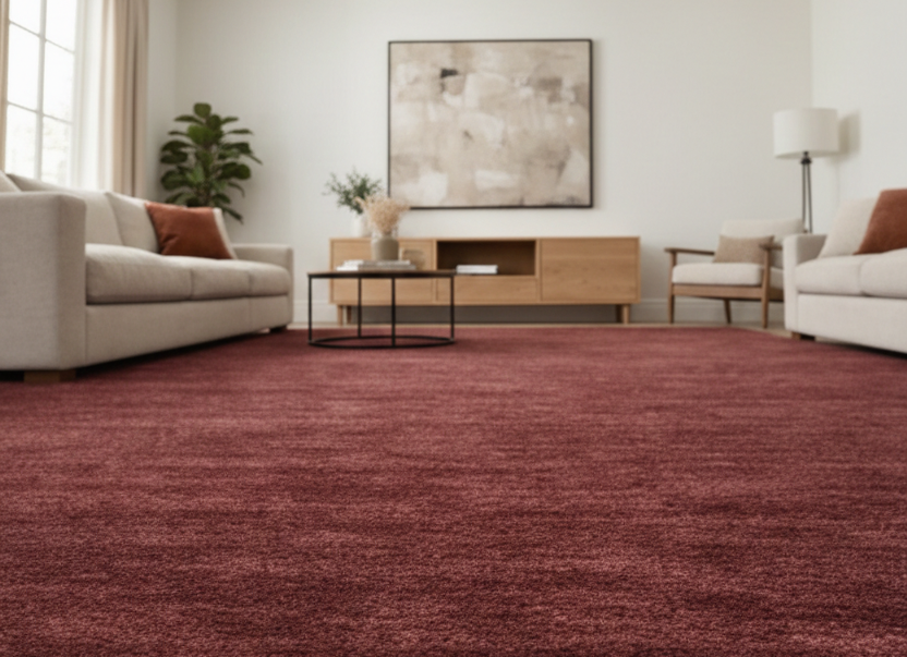 Rugowl Soild Cream Plain Area Rug