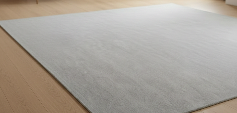 Rugowl Soild Cream Plain Area Rug