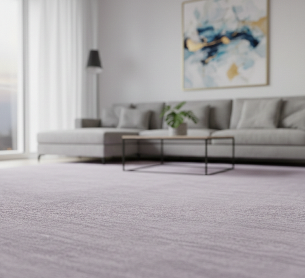 Rugowl Soild Cream Plain Area Rug