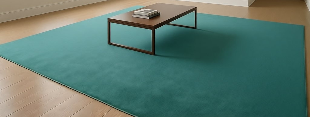 Rugowl Soild Cream Plain Area Rug