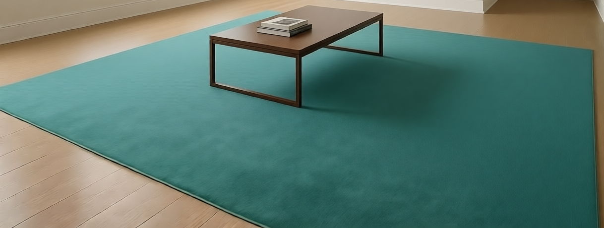 Rugowl Soild Cream Plain Area Rug