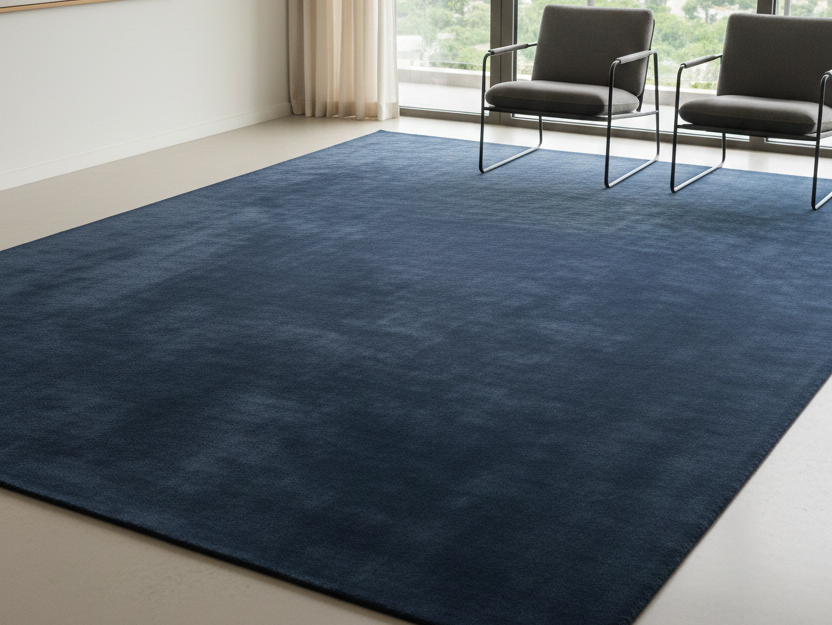 Rugowl Indigo Plain Area Rug