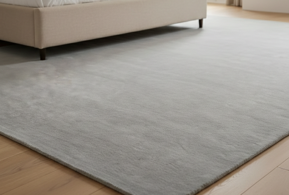 Rugowl Soild Cream Plain Area Rug