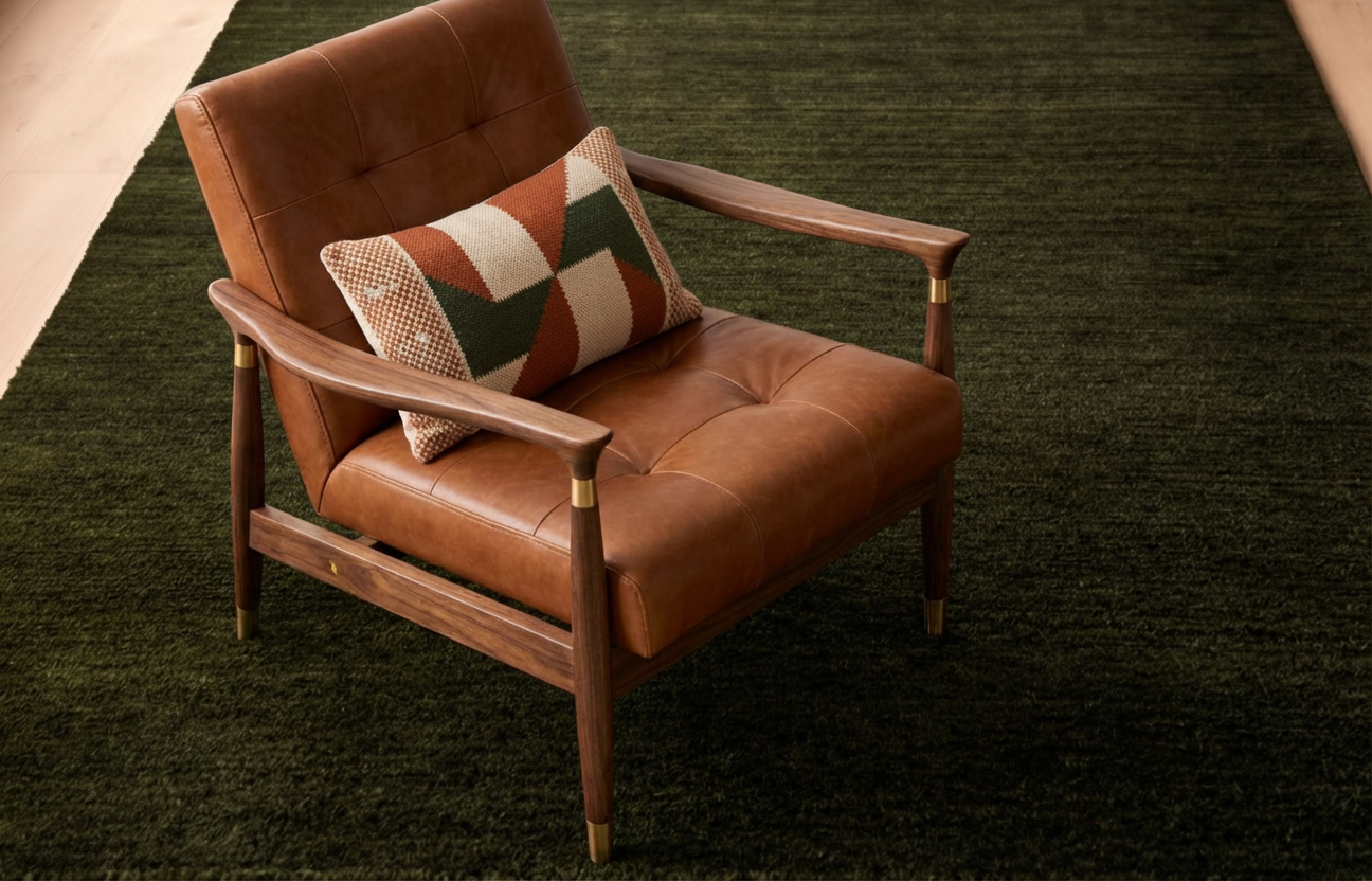 Rugowl Soild Cream Plain Area Rug