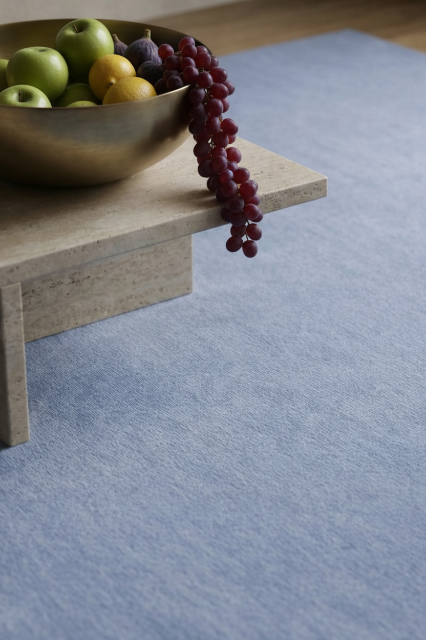 Rugowl Soild Cream Plain Area Rug