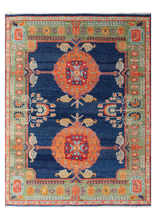 New Hand-Knotted Woolen Area Rug 4817 (8x10)