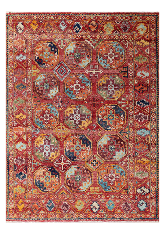 New Hand-Knotted Woolen Area Rug 4823